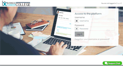 Desktop Screenshot of moodle.businesscareercollege.com