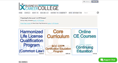 Desktop Screenshot of businesscareercollege.com